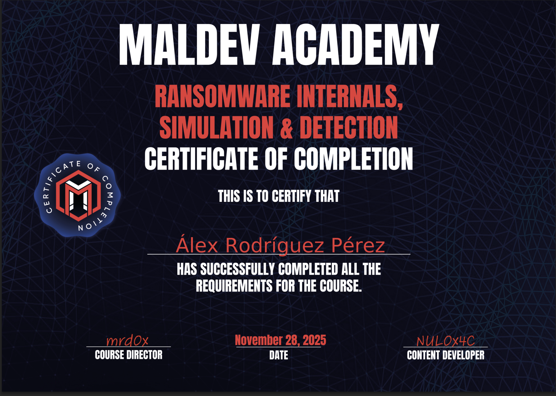 Ransomware Internals, Simulation and Detection